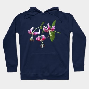 Pink Turk's Cap Lilies Hoodie